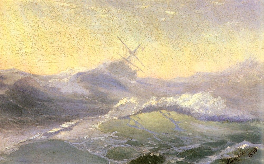 Ivan Constantinovich Aivazovsky Bracing the Waves